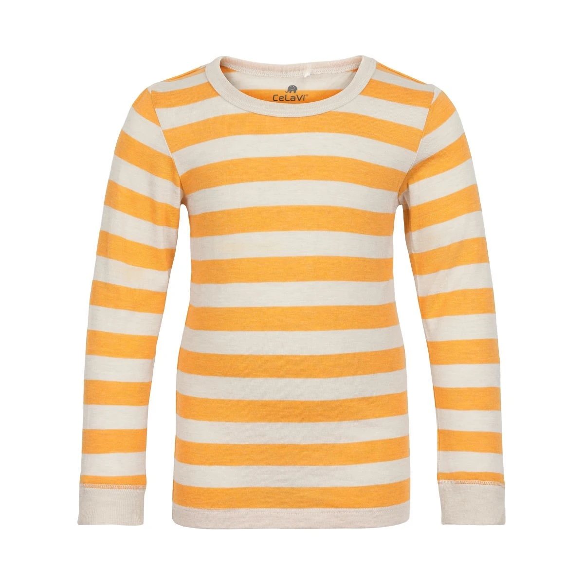 Celavi Langarmshirt Gestreift Wolle Mit Viskose Aus Bambus 1 Celavi Langarmshirt Gestreift Wolle Mit Viskose Aus Bambus