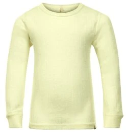 Celavi Langarmshirt Natur Offwhite Merinowolle Unterhemd