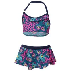 Color Kids Mädchen Bikini TRACY Mit Pfauen-Print