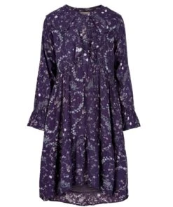 Creamie Mädchenkleid Violett Nightshade Blumenmuster