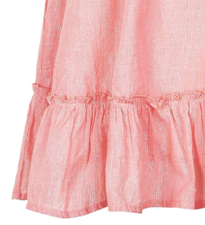 Creamie Mädchen Sommerkleid Rosa Mit Silberstreifen 5 Creamie Mädchen Sommerkleid Rosa Mit Silberstreifen – Bild 5
