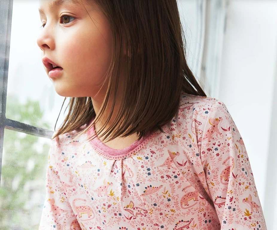 People Wear Organic Mädchen Schlafanzug Pyjama Blümchen 9 People Wear Organic Mädchen Schlafanzug Pyjama Blümchen – Bild 9