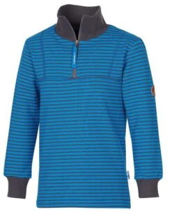 Finkid MASI Langarmshirt Ringeltroyer Geringelt Sky/elephant