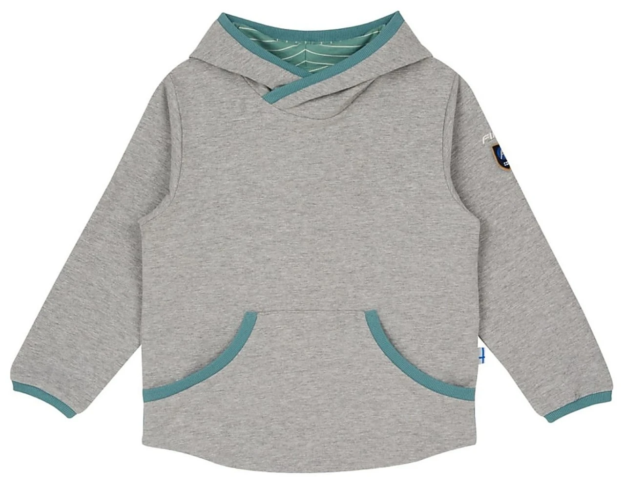 Finkid PIKKU PUSERO Silver/trellis Kapuzenpulli Hoodie