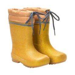 CeLaVi Glitter Gold Mädchen Thermo Winter Gummistiefel Gefüttert 9 CeLaVi Glitter Gold Mädchen Thermo Winter Gummistiefel Gefüttert -Geschäft Für Babyartikel glitter stiefel gold 1280x1280