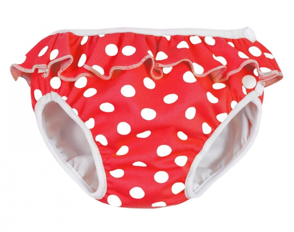 ImseVimse Schwimmwindel Rot Dots Weiß 1 ImseVimse Schwimmwindel Rot Dots Weiß