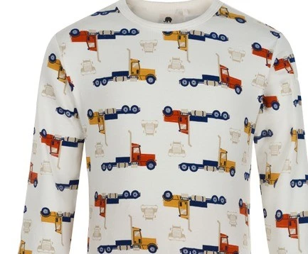 Celavi Jungen Schlafanzug Lastwagen Pyjama 3 Celavi Jungen Schlafanzug Lastwagen Pyjama – Bild 3
