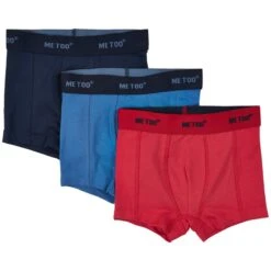 MeToo Jungen Boxershorts 3er Sparpack Bio-Baumwolle GOTS