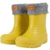 Kavat GIMO Bright Yellow Winter Thermo Gummistiefel Zitronengelb Mit Wollfutter