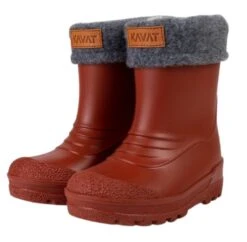 Kavat GIMO Rust Winter Thermo Gummistiefel Rostbraun Mit Wollfutter