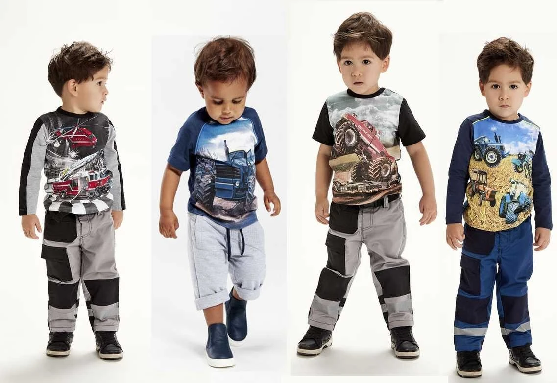 Metoo Traktor Kurzarm T-Shirt Blau 2 Metoo Traktor Kurzarm T-Shirt Blau – Bild 2