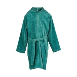 MeToo Kinder Bademantel Teal Petrol