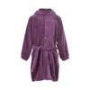 MeToo Mädchen Bademantel Purple Velour