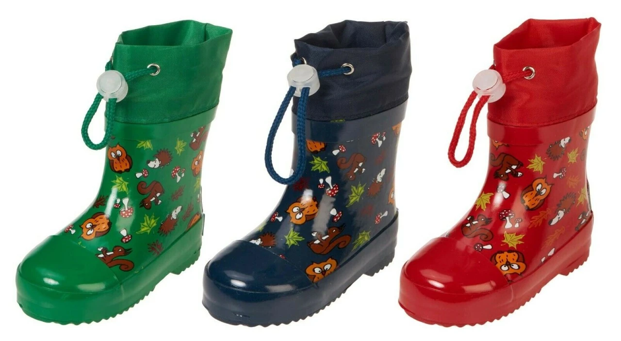 Playshoes Winter Kurzschaft Gummistiefel Gefüttert Booties Waldtiere 2 Playshoes Winter Kurzschaft Gummistiefel Gefüttert Booties Waldtiere – Bild 2