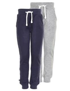 Minymo Jungen Jogginghose Navy/hellgrau Im 2er Pack Sweathose
