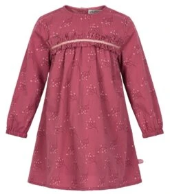 Minymo Mädchenkleid Rose Wine Flowers