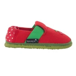 Nanga Mädchen Hausschuhe Julia KIRSCHE Rot Bio-Baumwolle -Geschäft Für Babyartikel nanga julia rot kirsche 2 1280x1280 1