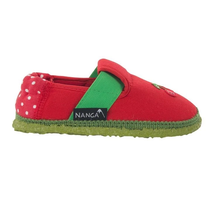 Nanga Mädchen Hausschuhe Julia KIRSCHE Rot Bio-Baumwolle 5 Nanga Mädchen Hausschuhe Julia KIRSCHE Rot Bio-Baumwolle – Bild 5