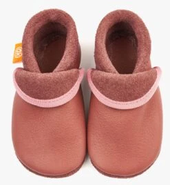 Orangenkinder Hausschuhe Lederschläppchen Klassik Uni