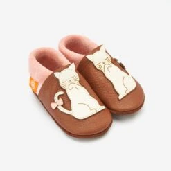 Orangenkinder Hausschuhe Kätzchen Lina -Geschäft Für Babyartikel orangenkinder katze lina 1280x1280