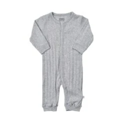 Pippi Baby Overall GOTS Grau Melange Organic Bio Baumwolle