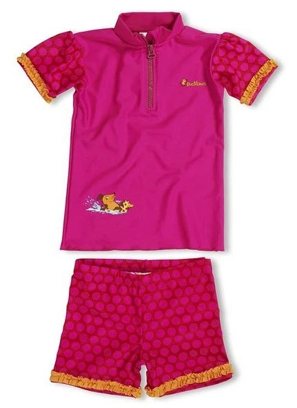 Playshoes UV-Schutz Zweiteiler Maus Pink Sonnenschutzanzug 2 Teile 1 Playshoes UV-Schutz Zweiteiler Maus Pink Sonnenschutzanzug 2 Teile