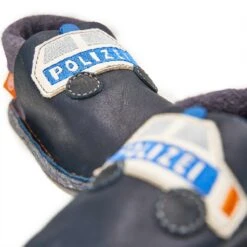 Orangenkinder Kindergarten Hausschuhe Polizei Kiga Schuhe -Geschäft Für Babyartikel polizei detail orangenkinder 1280x1280