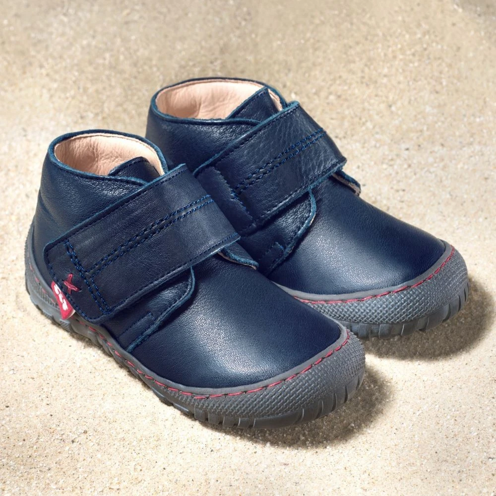 Pololo Kinderschuhe ELCHE Dunkelblau Klettverschluss 1 Pololo Kinderschuhe ELCHE Dunkelblau Klettverschluss