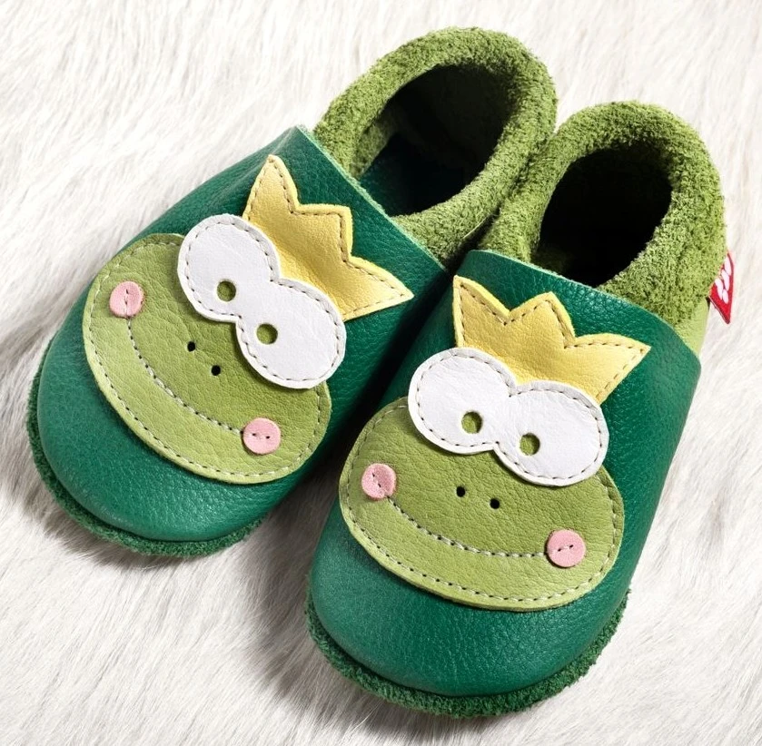 Pololo Hausschuhe Frosch Grün 1 Pololo Hausschuhe Frosch Grün