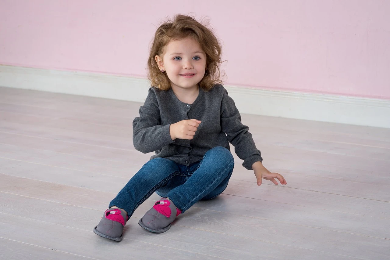 Pololo Kiga Dino Hausschuhe Braun 5 Pololo Kiga Dino Hausschuhe Braun – Bild 5