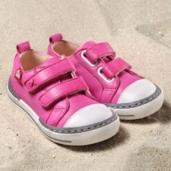 Pololo Sneaker Kinderschuhe SOL Pink Aus Ökoleder