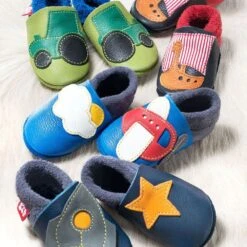 Pololo & Orangenkinder Trecker Hausschuhe Traktor Grün -Geschäft Für Babyartikel pololo trecker rakete 1280x1280