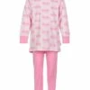 Celavi Mädchen Schlafanzug Rosa Schwäne
