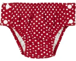 Playshoes Schwimmwindel Rot Pünktchen Baby Badehose Mit Druckknöpfen