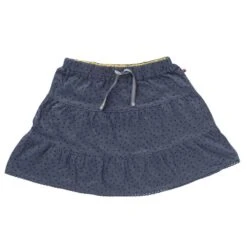 Mädchen Sommerrock Grau Slub Jersey Bio-Baumwolle