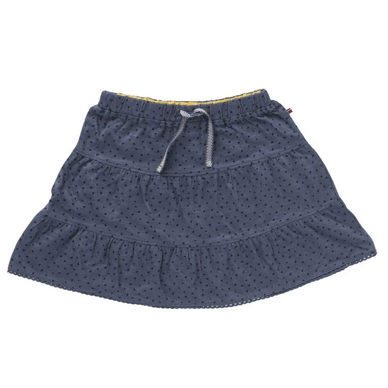 Mädchen Sommerrock Grau Slub Jersey Bio-Baumwolle 1 Mädchen Sommerrock Grau Slub Jersey Bio-Baumwolle