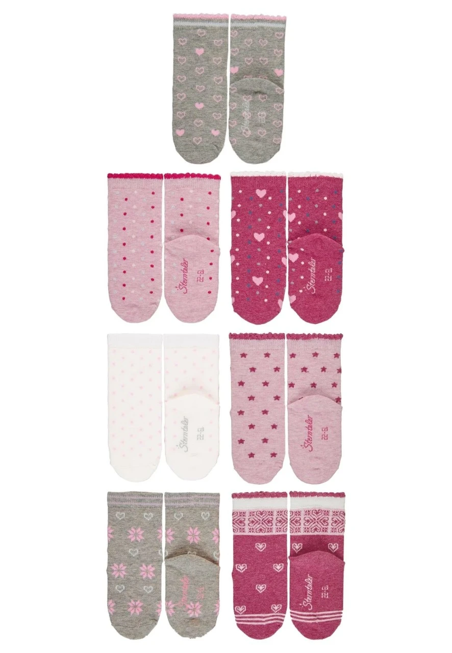 Sterntaler Söckchen Hearts + Dots 7 Paar Socken In Geschenkbox 2 Sterntaler Söckchen Hearts + Dots 7 Paar Socken In Geschenkbox – Bild 2
