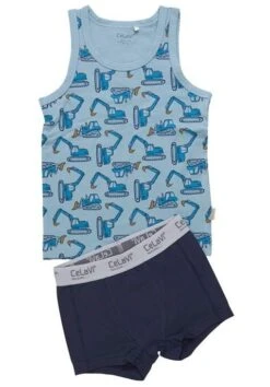 Celavi Unterwäsche 2 Teiler Bagger Sky/navy