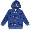 Walkiddy Kapuzenjacke Orcas Meerblau Sweatjacke