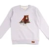 Walkiddy Sweatshirt Smoky Flieder Grizzly Bär Biobaumwolle